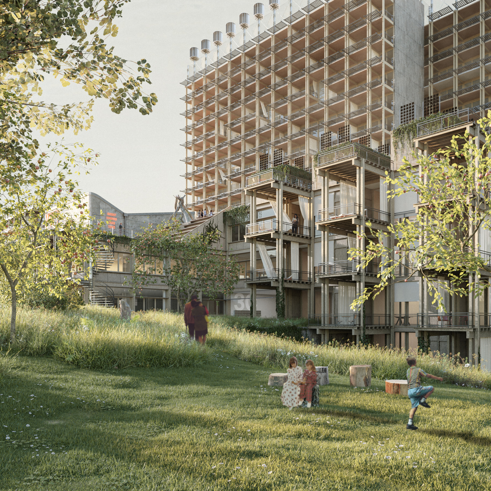 Die Wohnstadt im Grünen